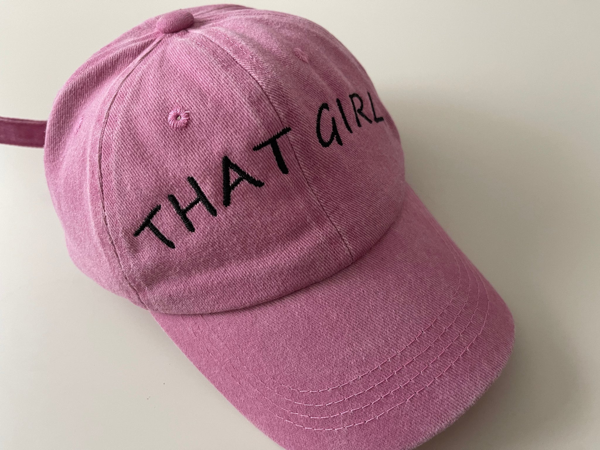 Washed Cotton Cap - That Girl