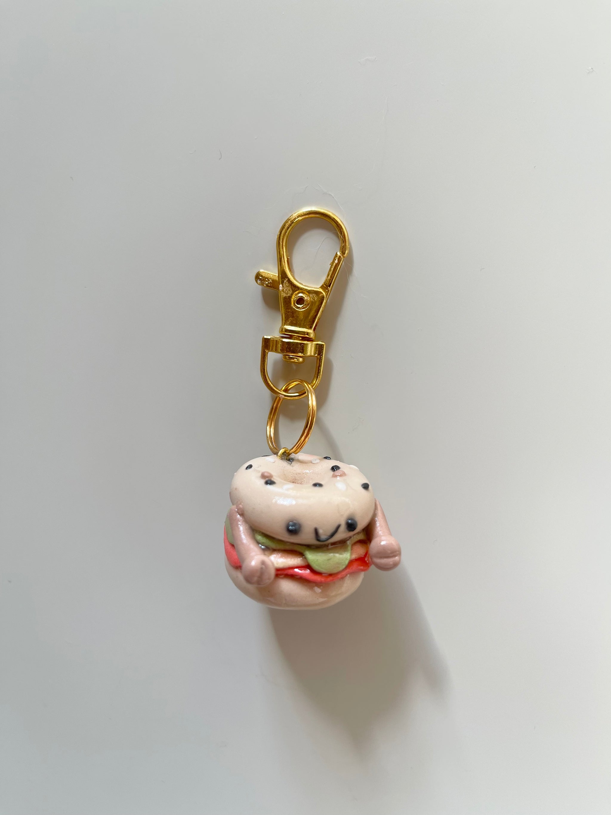 Salmon Bagel - Keychain