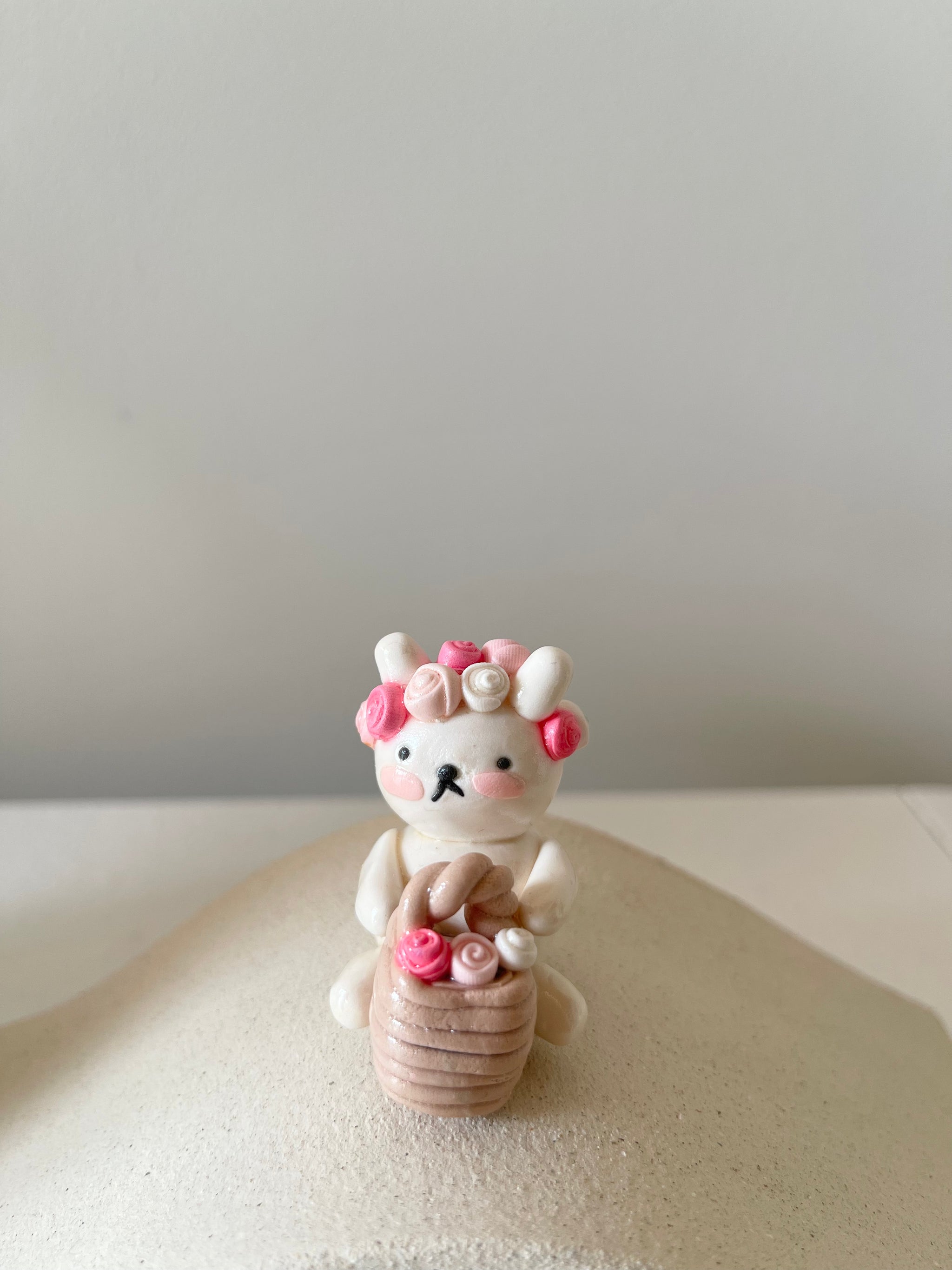 Bloom Bunny - Miniature Desk Pet