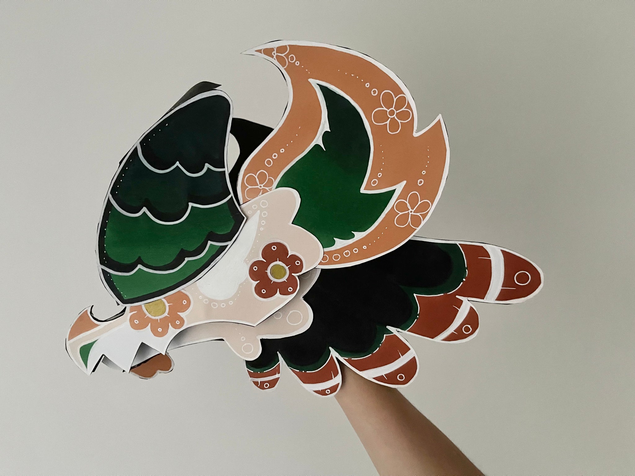 Whimsical Dragon Puppet by @kali_Scales