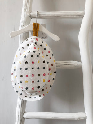 Polka Dot Bucket Hat - 3T-5T - ready to ship