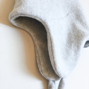Unisex Grey Fleece Hat