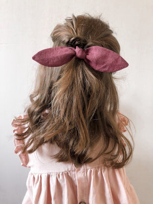 Burgundy Hair Bows