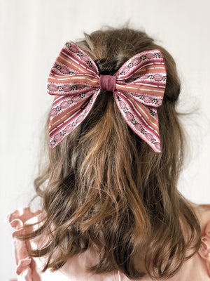 Burgundy Hair Bows