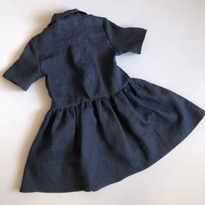 Girls Linen Shirt Dress