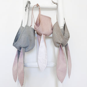 Linen Bunny Ears Bonnet