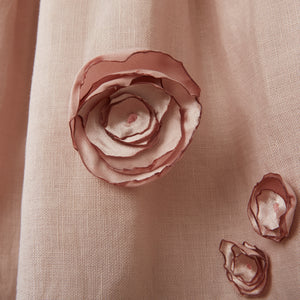 Dusty Rose Linen Dress