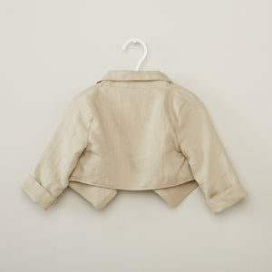 Cropped Linen Jacket